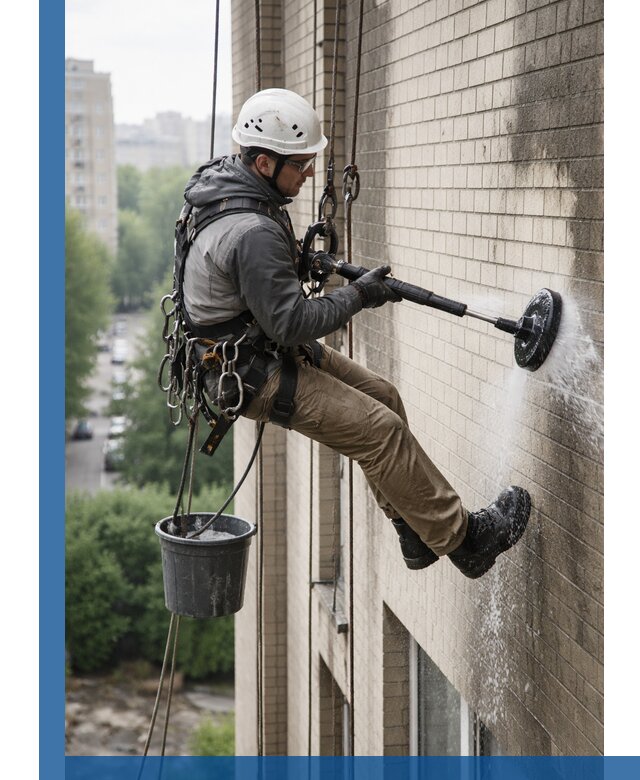 Очистка фасада от копоти в Чебаркуле профессионально и безопасно