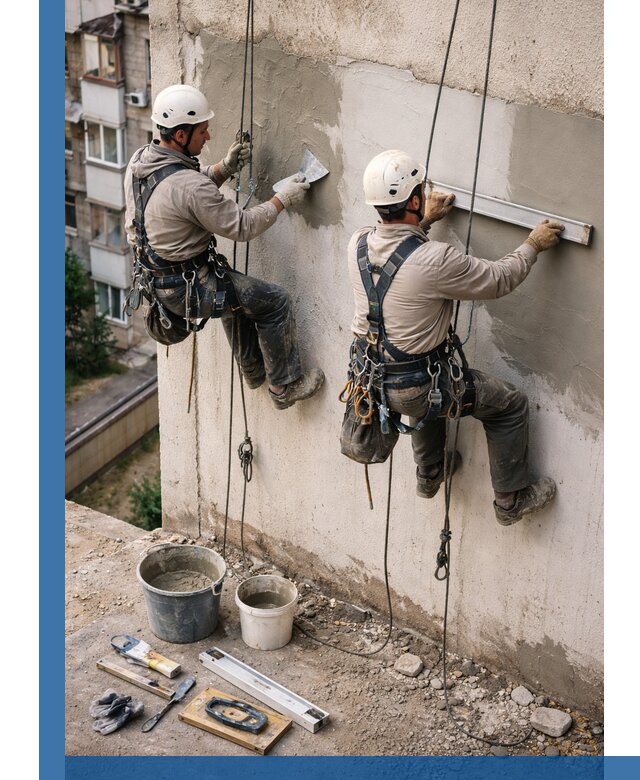 Комплексный ремонт штукатурного фасада с гарантией в Чебаркуле