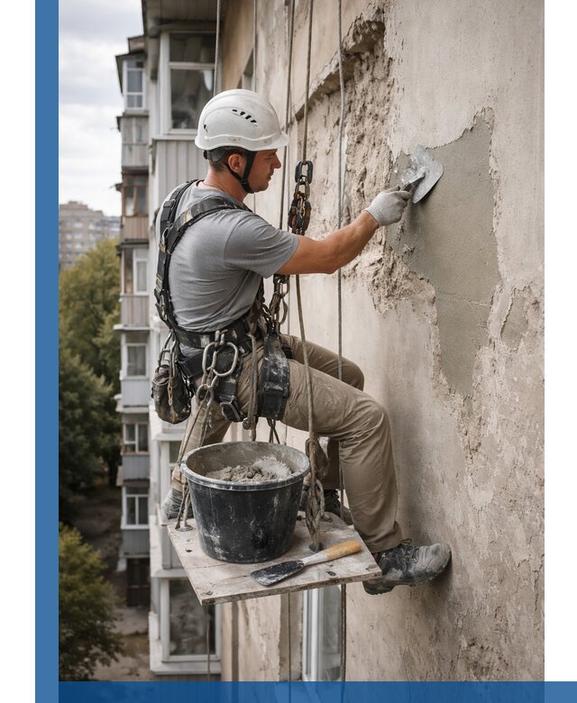 Восстановление фасадной штукатурки в Чебаркуле с гарантией качества