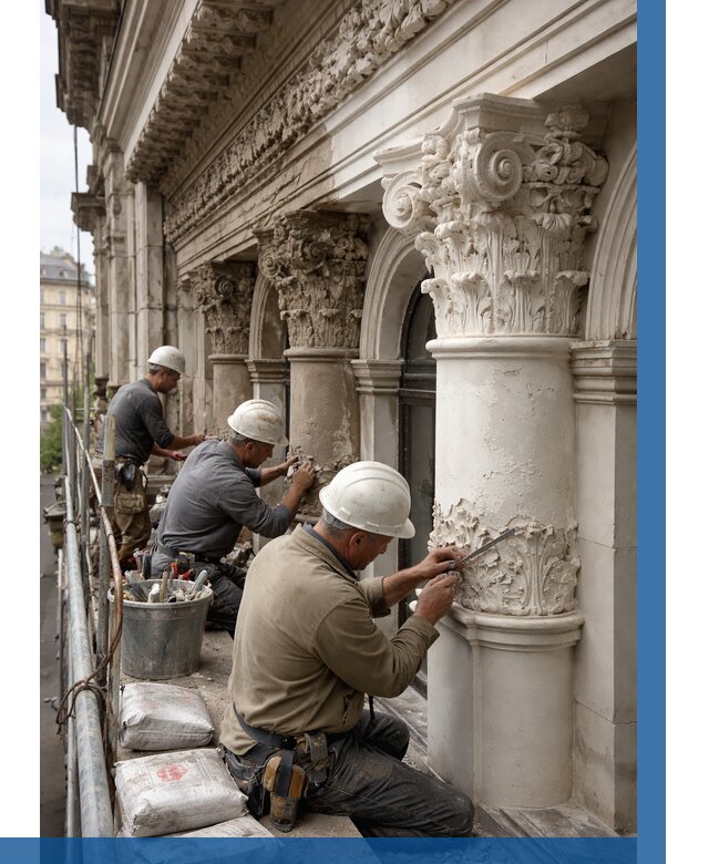 Реставрация фасадной лепнины в Чебаркуле от 2684 р. | ВЫСОТНИК-Чбр