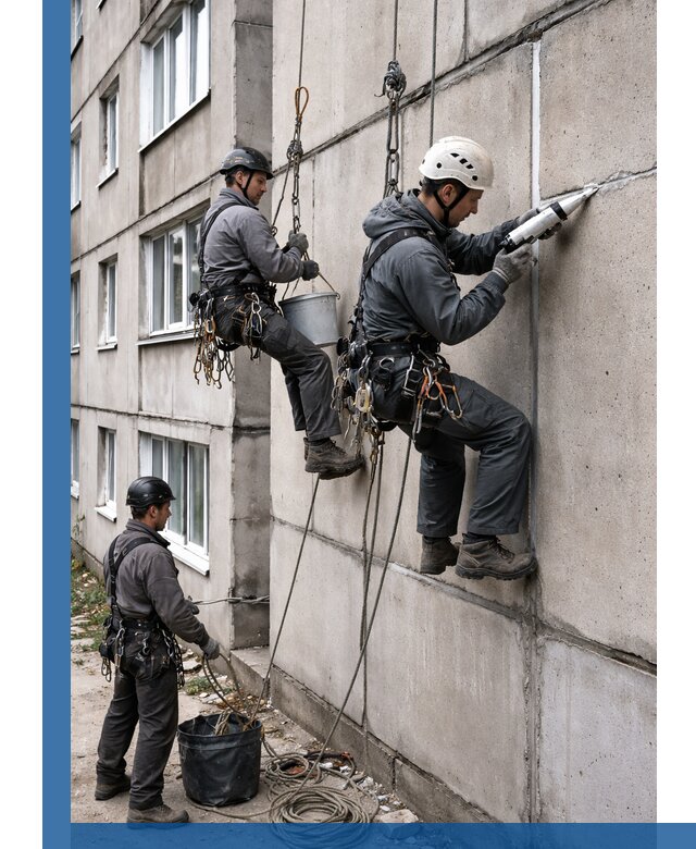 Герметизация межпанельных швов в Чебаркуле с гарантией герметичности