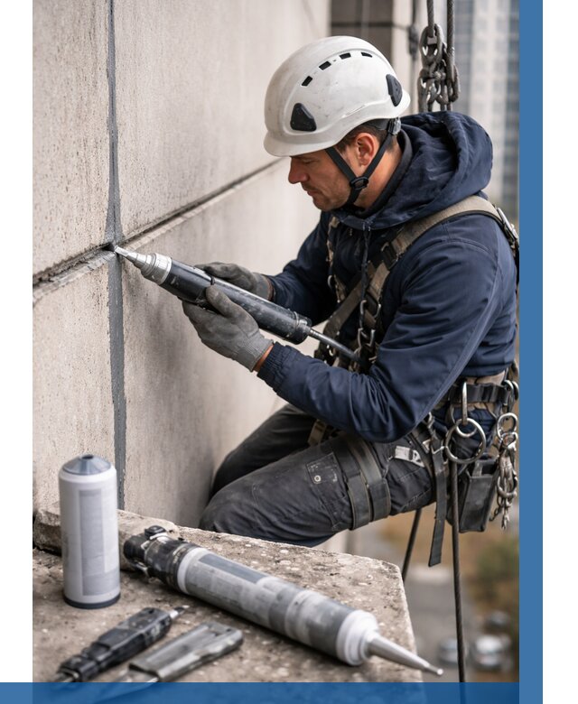 Вторичная герметизация швов в Чебаркуле от 483 р. | ВЫСОТНИК-Чбр