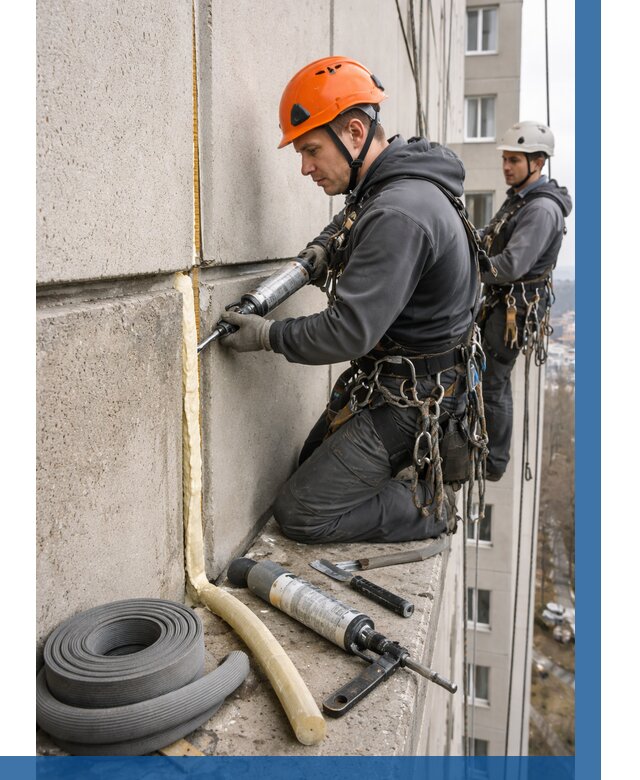 Теплый шов межпанельные швы в Чебаркуле от 752 р. | ВЫСОТНИК-Чбр