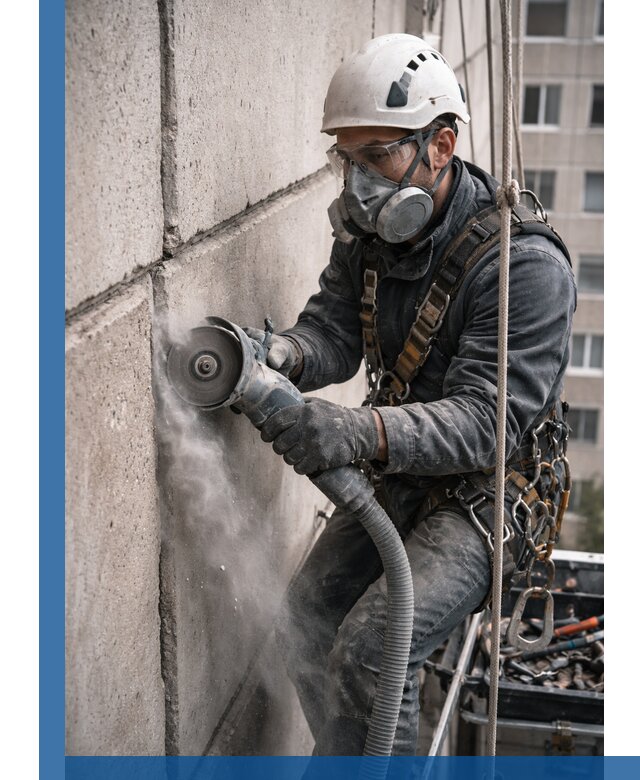 Штробление межпанельных швов в Чебаркуле качественно и быстро