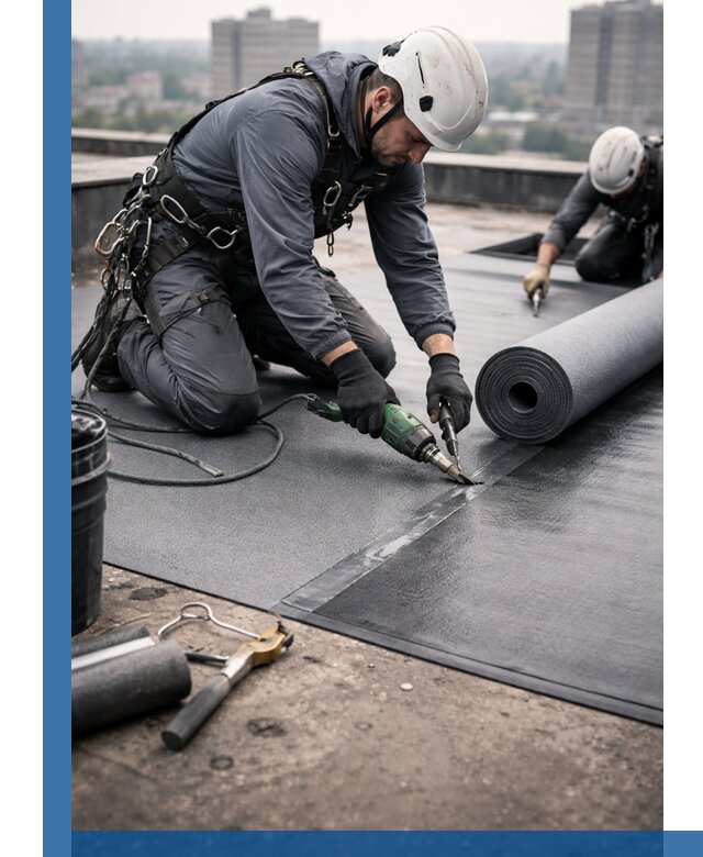 Ремонт мягкой кровли в Чебаркуле с выездом промальпинистов