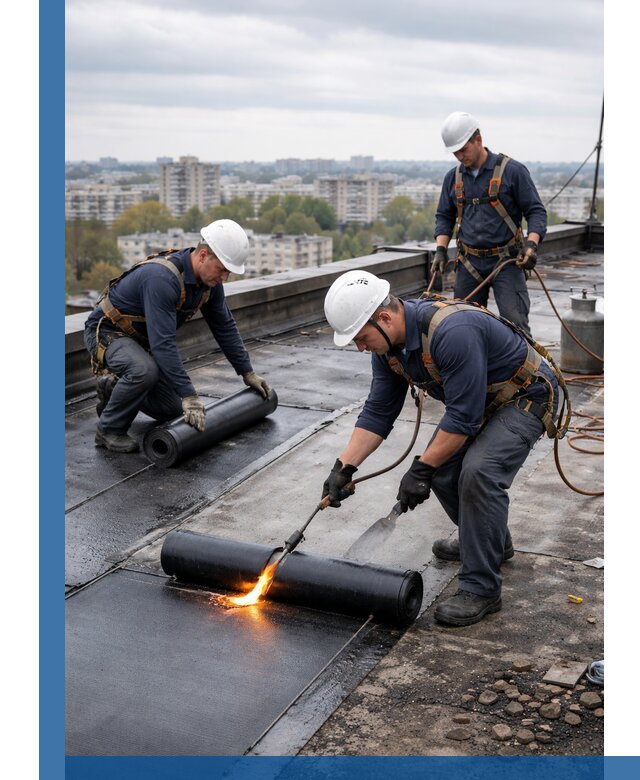 Ремонт наплавляемой кровли в Чебаркуле качественно и надежно