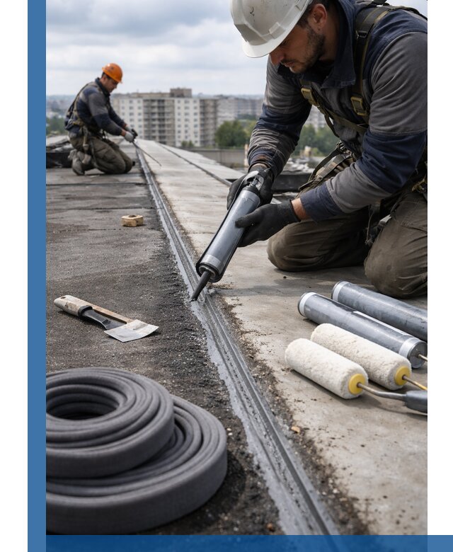 Герметизация швов кровли в Чебаркуле с гарантией герметичности