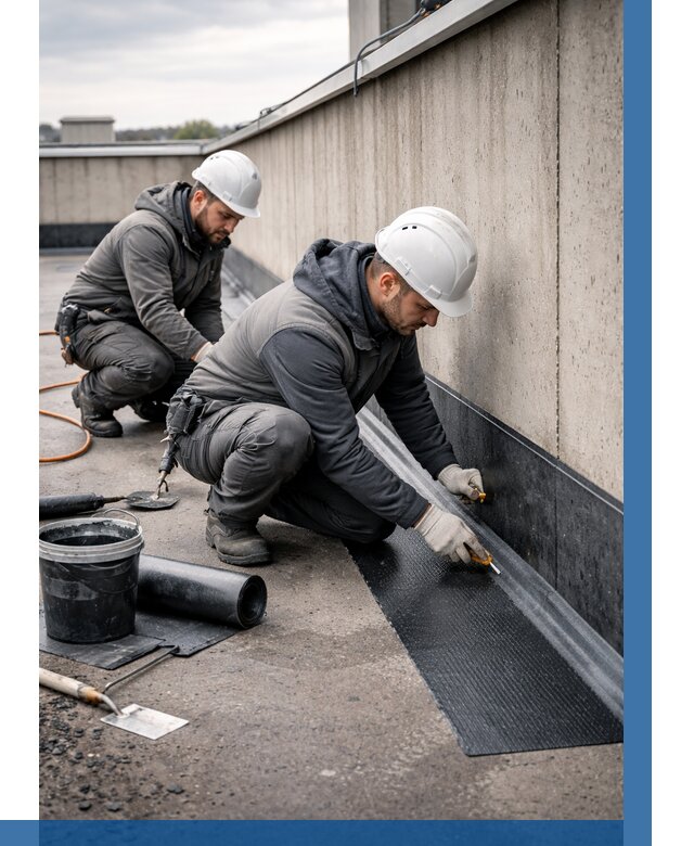 Гидроизоляция примыканий на кровле в Чебаркуле от 966 р. | ВЫСОТНИК-Чбр