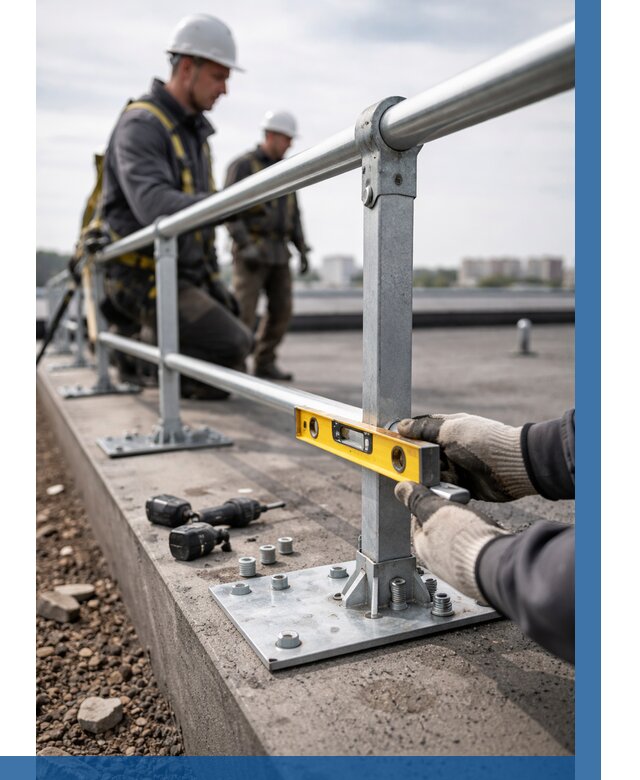 Монтаж кровельного ограждения в Чебаркуле от 1288 р. | ВЫСОТНИК-Чбр