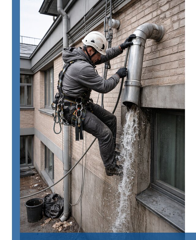 Профессиональная прочистка водосточных труб в Чебаркуле с гарантией