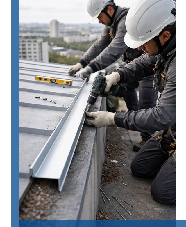 Монтаж капельника на кровле в Чебаркуле с гарантией качества