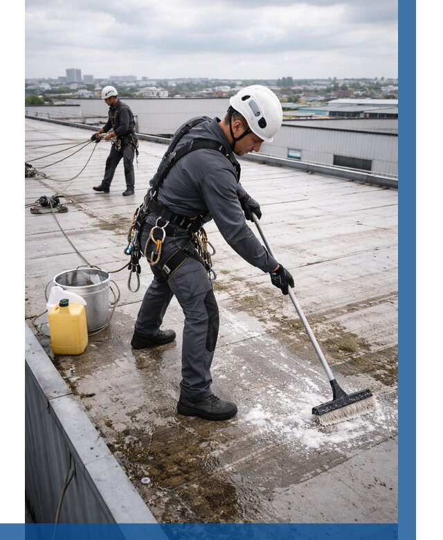 Очистка крыши по графику в Чебаркуле от 8053 р. | ВЫСОТНИК-Чбр