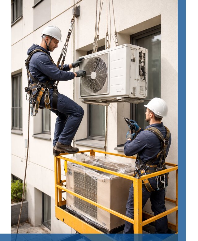 Демонтаж внешнего блока кондиционера в Чебаркуле от 3758 р. | ВЫСОТНИК-Чбр