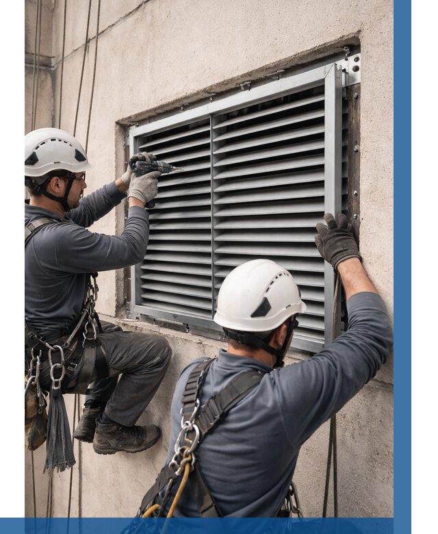 Монтаж вентиляционных решеток в Чебаркуле от 4832 р. | ВЫСОТНИК-Чбр