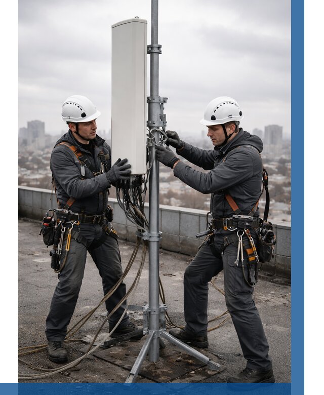 Монтаж антенн связи на крыше в Чебаркуле от 9126 р. | ВЫСОТНИК-Чбр