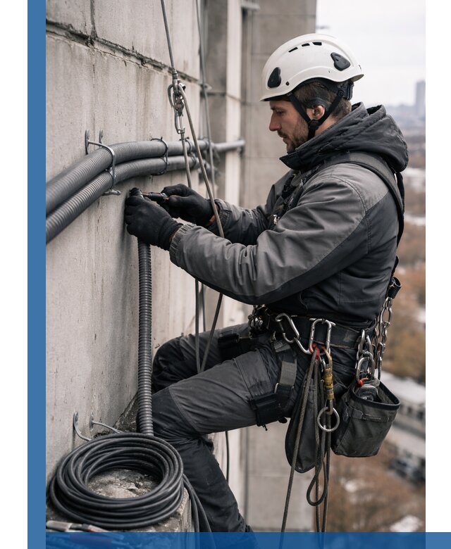 Профессиональный монтаж гофры для кабеля в Чебаркуле с гарантией