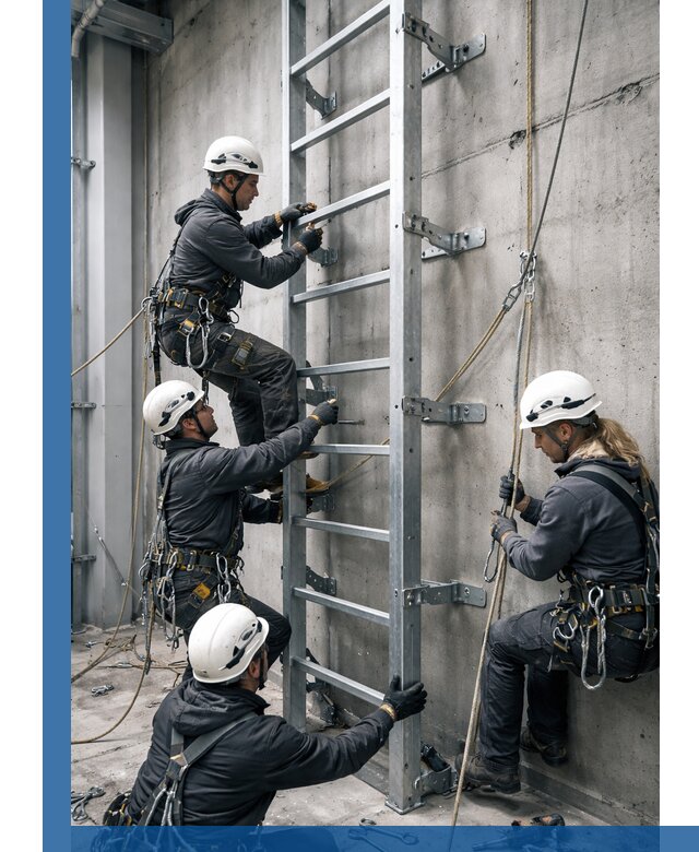 Монтаж металлических лестниц в Чебаркуле под ключ со гарантией