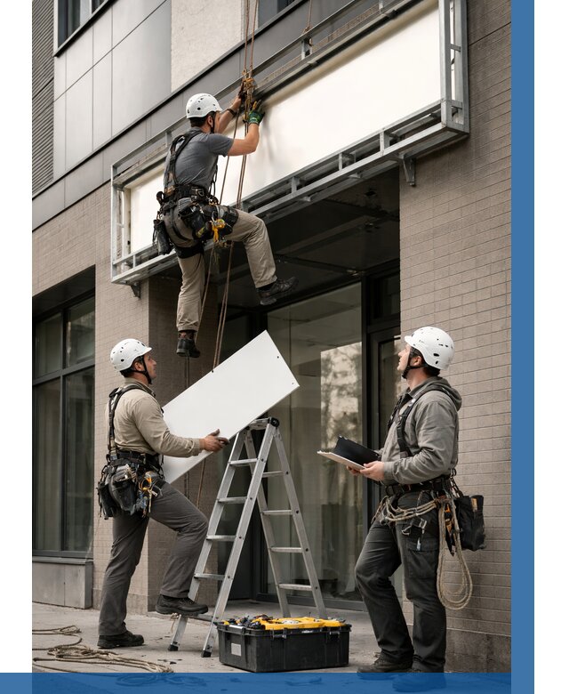 Монтаж светового короба в Чебаркуле от 6979 р. | ВЫСОТНИК-Чбр