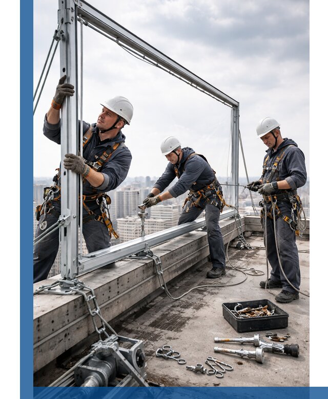 Монтаж крышных рекламных конструкций под ключ в Чебаркуле