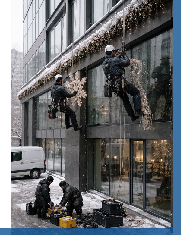 Демонтаж новогоднего оформления в Чебаркуле от 5905 р. | ВЫСОТНИК-Чбр