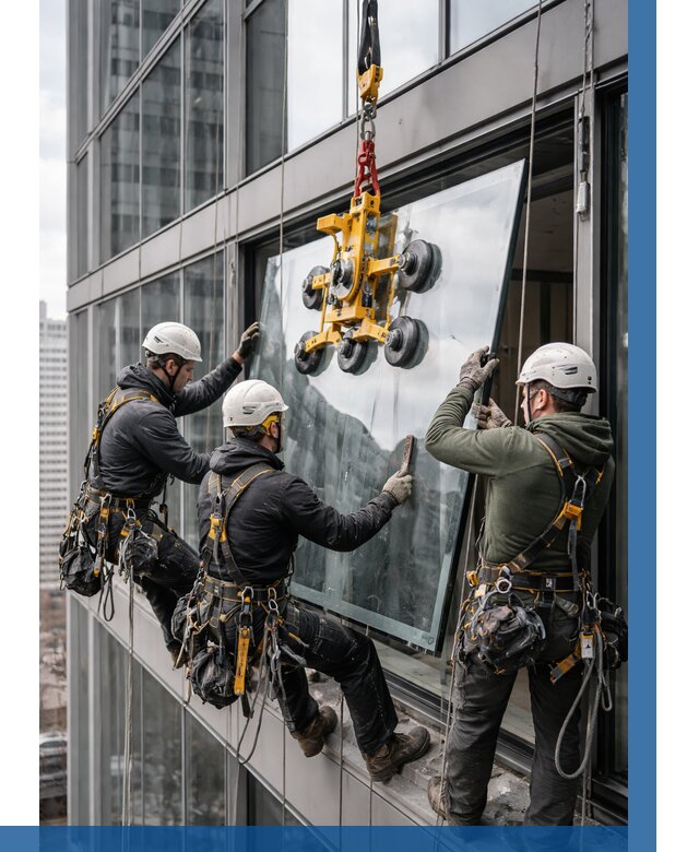 Фасадное остекление зданий под ключ в Чебаркуле от 10737 р. | ВЫСОТНИК-Чбр