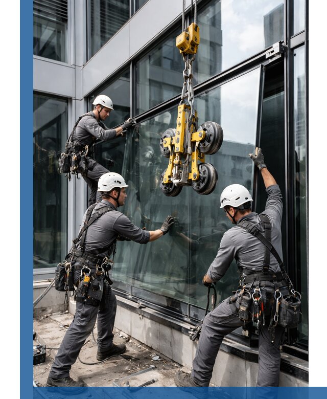 Структурное остекление фасадов в Чебаркуле монтаж и обслуживание