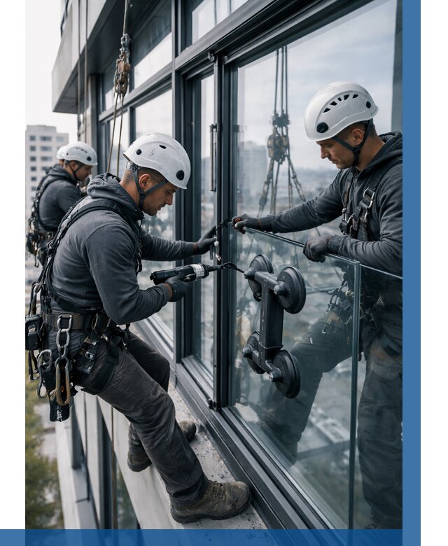 Витражное остекление зданий в Чебаркуле от 3758 р. | ВЫСОТНИК-Чбр