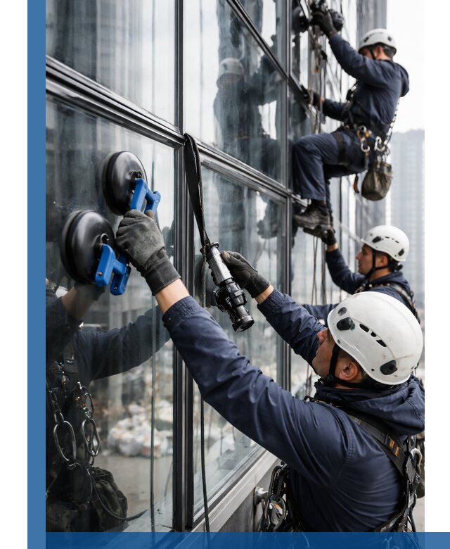 Радиусное остекление фасадов под ключ в Чебаркуле с гарантиями