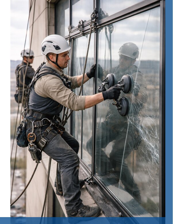 Замена стекла в витраже в Чебаркуле под ключ от 9126 р. | ВЫСОТНИК-Чбр