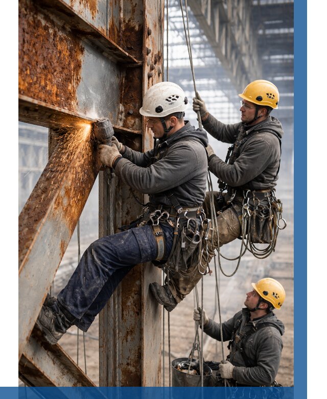 Зачистка металла от ржавчины в Чебаркуле от 376 р. | ВЫСОТНИК-Чбр