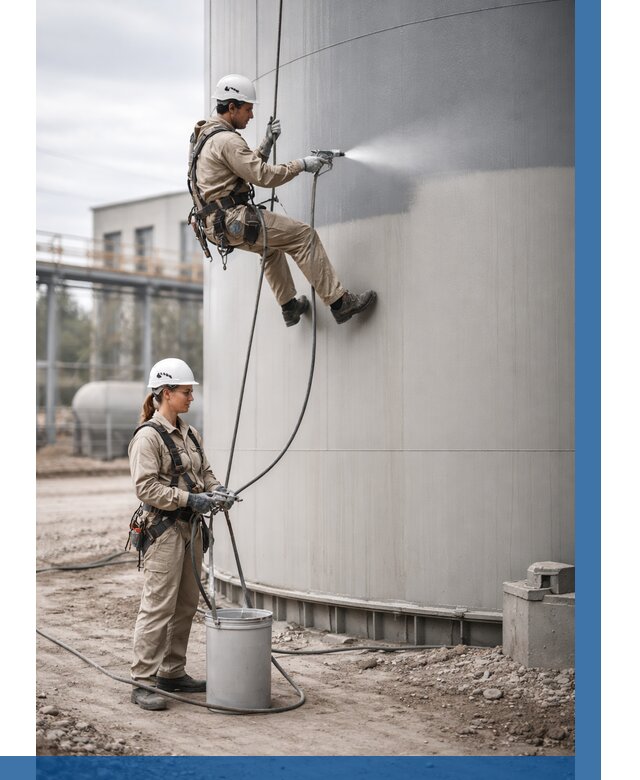 Покраска резервуаров в Чебаркуле от 1288 р. | ВЫСОТНИК-Чбр — заказать