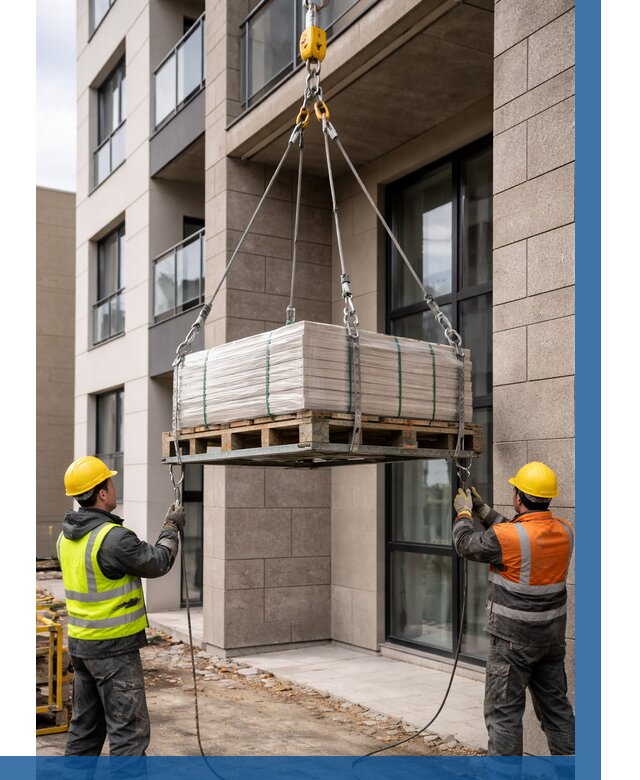 Подъем керамогранита на этаж в Чебаркуле от 3758 р. | ВЫСОТНИК-Чбр