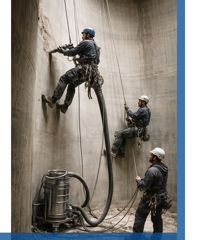 Зачистка силосов в Чебаркуле от 4832 р. Договор и смета ВЫСОТНИК-Чбр