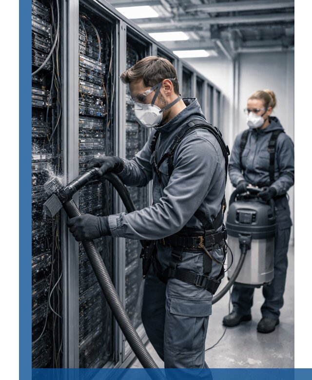 Обеспыливание серверной комнаты в Чебаркуле, профессиональная очистка