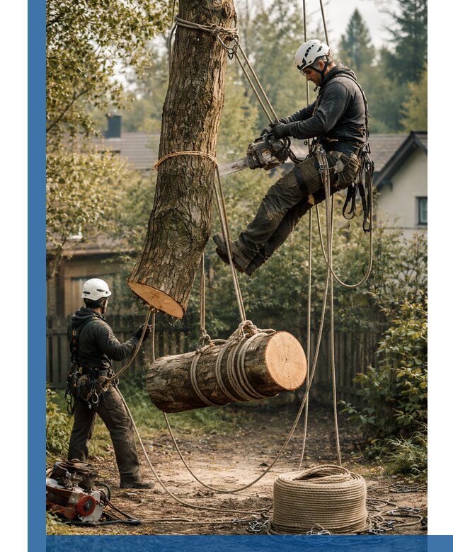 Валка деревьев частями в Чебаркуле, безопасно и аккуратно