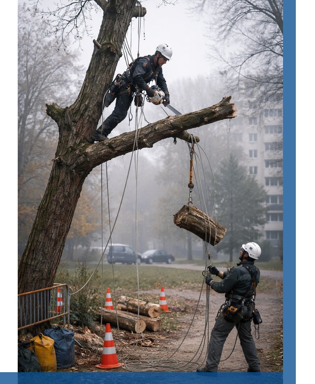 Удаление аварийных деревьев в Чебаркуле от 16106 р. | ВЫСОТНИК-Чбр