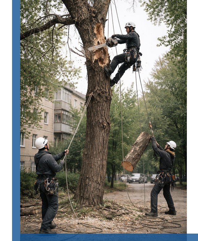 Срочное удаление аварийных деревьев в Чебаркуле с гарантией безопасности