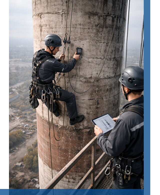 Обследование дымовой трубы в Чебаркуле от 8590 р. | ВЫСОТНИК-Чбр