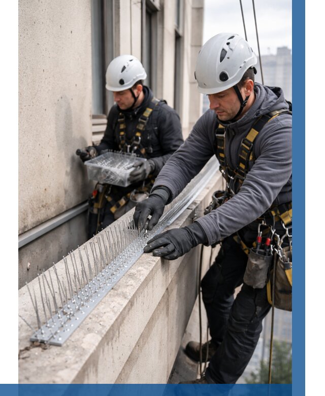 Установка шипов от птиц в Чебаркуле от 913 р. | ВЫСОТНИК-Чбр